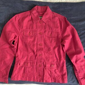 Eddie Bauer Utility Jacket Red Size S